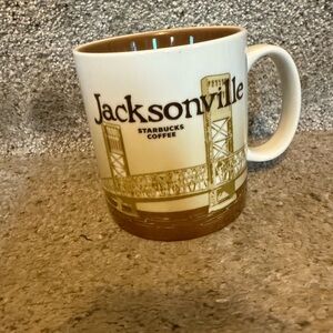 Starbucks Jacksonville Coffee Mug - Brown and Cream